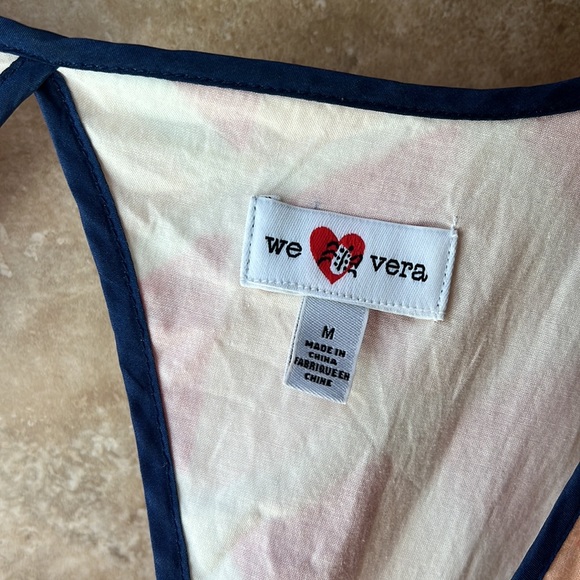 Anthropologie We Love Vera High Seas Dress Red White & Blue Nautical Pockets ♥️ - Picture 4 of 11